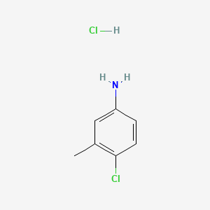 4-Chloro-3-methylaniline hydrochloride chemical structure (CAS 30273-23-5)
