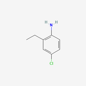 (4-Chloro-2-ethylphenyl)amine chemical structure (CAS 30273-39-3)
