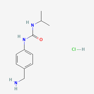 1-(4-(Aminomethyl)phenyl)-3-isopropylurea hydrochloride chemical structure (CAS 3029269-82-4)