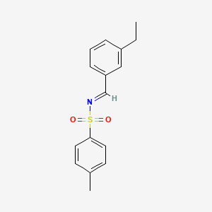 N-(3-Ethylbenzylidene)-4-methylbenzenesulfonamide chemical structure (CAS 3029270-15-0)