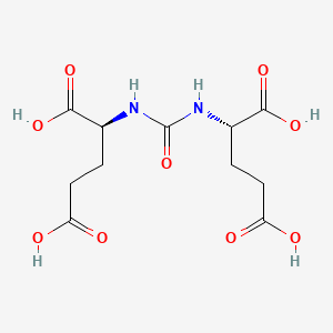 (2S,2'S)-2,2'-(Carbonylbis(azanediyl))dipentanedioic acid chemical structure (CAS 302941-52-2)