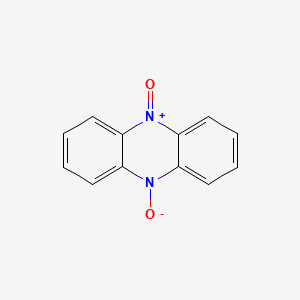 Phenazine 5,10-dioxide chemical structure (CAS 303-83-3)