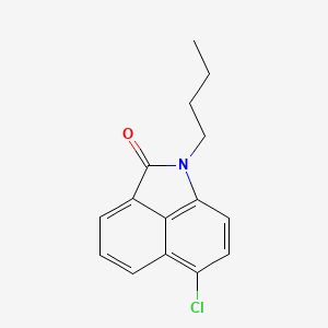 1-Butyl-6-chlorobenzo[cd]indol-2(1H)-one chemical structure (CAS 303099-56-1)
