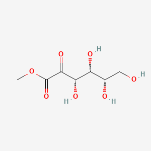 (3S,4R,5S)-Methyl 3,4,5,6-tetrahydroxy-2-oxohexanoate chemical structure (CAS 3031-98-9)