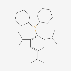 Dicyclohexyl(2,4,6-triisopropylphenyl)phosphine chemical structure (CAS 303111-96-8)