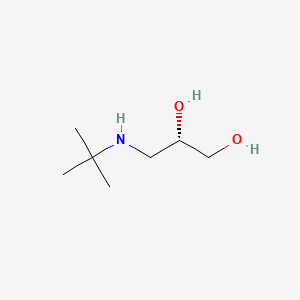 (S)-3-(tert-Butylamino)propane-1,2-diol chemical structure (CAS 30315-46-9)