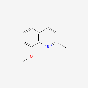 8-Methoxy-2-methylquinoline chemical structure (CAS 3033-80-5)