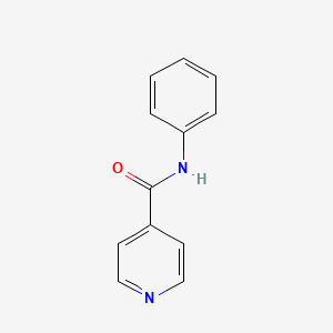 N-Phenyl isonicotinicamide chemical structure (CAS 3034-31-9)