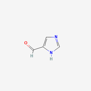 Imidazole-4-carbaldehyde chemical structure (CAS 3034-50-2)