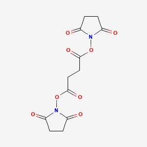 Bis(2,5-dioxopyrrolidin-1-yl) succinate chemical structure (CAS 30364-60-4)