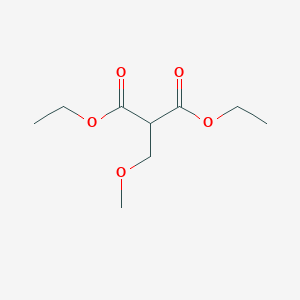 Diethyl 2-(methoxymethyl)malonate chemical structure (CAS 30379-04-5)
