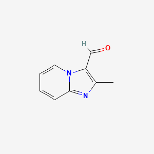 2-Methylimidazo[1,2-a]pyridine-3-carbaldehyde chemical structure (CAS 30384-93-1)