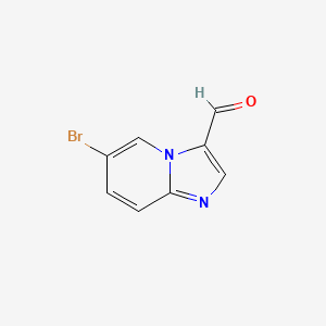6-Bromoimidazo[1,2-a]pyridine-3-carbaldehyde chemical structure (CAS 30384-96-4)