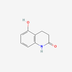 5-Hydroxy-3,4-dihydroquinolin-2(1H)-one chemical structure (CAS 30389-33-4)