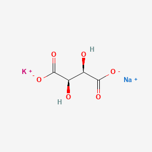 L-Potassium sodium tartrate chemical structure (CAS 304-59-6)