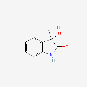 3-Hydroxy-3-methylindolin-2-one chemical structure (CAS 3040-34-4)