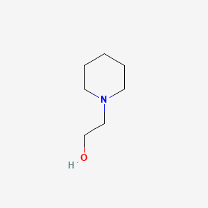 1-(2-Hydroxyethyl)piperidine chemical structure (CAS 3040-44-6)