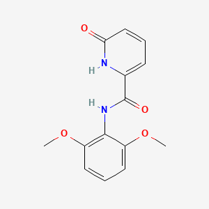 N-(2,6-Dimethoxyphenyl)-6-oxo-1,6-dihydropyridine-2-carboxamide chemical structure (CAS 3041044-54-3)