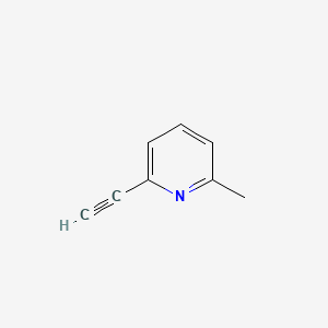 2-Ethynyl-6-methylpyridine chemical structure (CAS 30413-58-2)