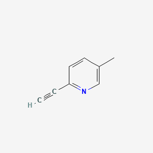2-Ethynyl-5-methylpyridine chemical structure (CAS 30413-61-7)