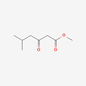 Methyl 5-methyl-3-oxohexanoate chemical structure (CAS 30414-55-2)