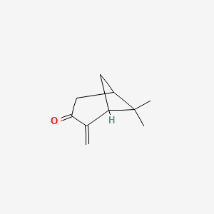6,6-Dimethyl-2-methylenebicyclo[3.1.1]heptan-3-one chemical structure (CAS 30460-92-5)