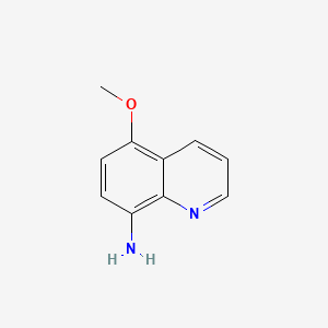5-Methoxyquinolin-8-amine chemical structure (CAS 30465-68-0)