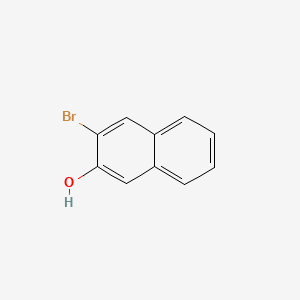 3-Bromonaphthalen-2-ol chemical structure (CAS 30478-88-7)