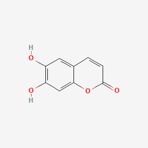 6,7-Dihydroxy-2H-chromen-2-one chemical structure (CAS 305-01-1)