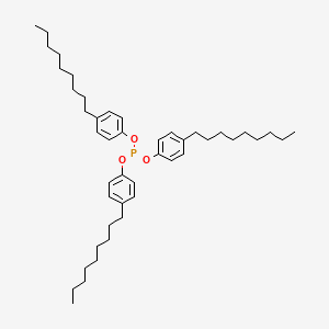Tris(4-nonylphenyl) phosphite chemical structure (CAS 3050-88-2)