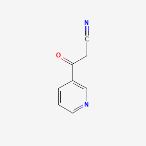 3-Oxo-3-(3-pyridyl)propanenitrile chemical structure (CAS 30510-18-0)