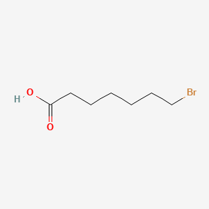 7-Bromoheptanoic acid chemical structure (CAS 30515-28-7)