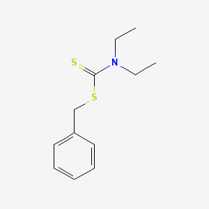 Benzyl diethylcarbamodithioate chemical structure (CAS 3052-61-7)