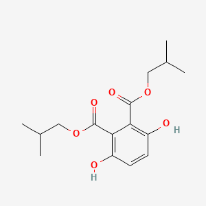 Diisobutyl 3,6-dihydroxyphthalate chemical structure (CAS 305362-96-3)