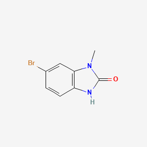 6-Bromo-1-methyl-1H-benzo[d]imidazol-2(3H)-one chemical structure (CAS 305790-48-1)