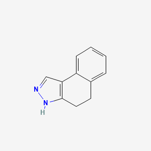 4,5-Dihydro-3H-benzo[e]indazole chemical structure (CAS 305860-76-8)