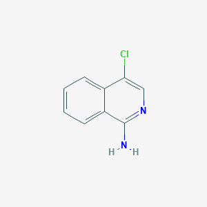 4-Chloroisoquinolin-1-amine chemical structure (CAS 30598-04-0)