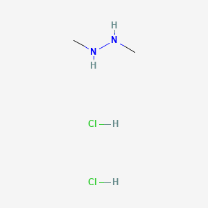 N,N'-Dimethylhydrazine dihydrochloride chemical structure (CAS 306-37-6)