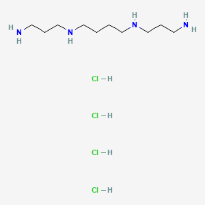N1,N1'-(Butane-1,4-diyl)bis(propane-1,3-diamine) tetrahydrochloride chemical structure (CAS 306-67-2)