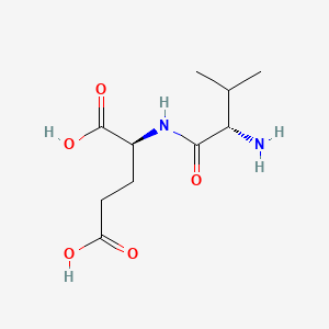 (S)-2-((S)-2-Amino-3-methylbutanamido)pentanedioic acid chemical structure (CAS 3062-07-5)