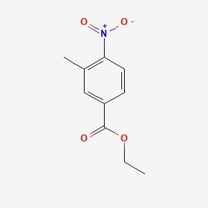 Ethyl 3-methyl-4-nitrobenzoate chemical structure (CAS 30650-90-9)