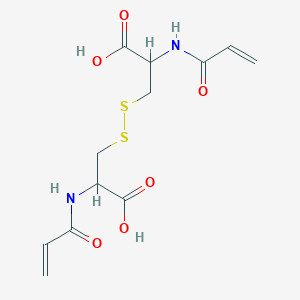 3,3'-Disulfanediylbis(2-acrylamidopropanoic acid) chemical structure (CAS 3065558-30-4)