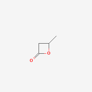 4-Methyloxetan-2-one chemical structure (CAS 3068-88-0)
