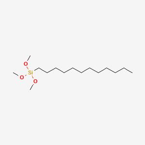 Dodecyltrimethoxysilane chemical structure (CAS 3069-21-4)