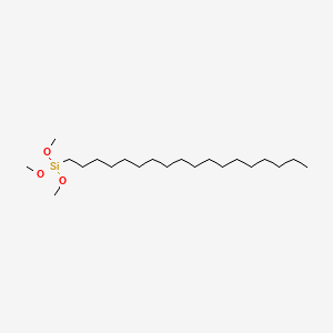 Trimethoxy(octadecyl)silane chemical structure (CAS 3069-42-9)