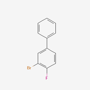 3-Bromo-4-fluoro-1,1'-biphenyl chemical structure (CAS 306935-88-6)