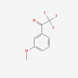 2,2,2-Trifluoro-1-(3-methoxyphenyl)ethanone chemical structure (CAS 30724-22-2)