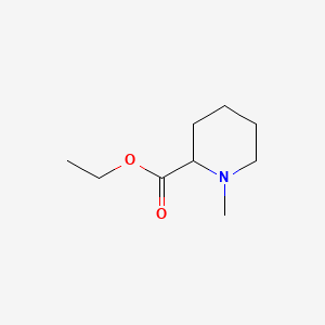 Ethyl 1-methylpipecolinate chemical structure (CAS 30727-18-5)
