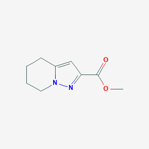 Methyl 4,5,6,7-tetrahydropyrazolo[1,5-a]pyridine-2-carboxylate chemical structure (CAS 307307-82-0)