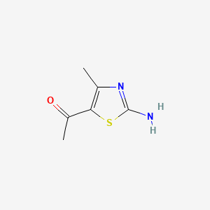 1-(2-Amino-4-methylthiazol-5-yl)ethanone chemical structure (CAS 30748-47-1)